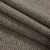 Green and Beige Wool Tweed - Folded | Mood Fabrics