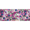 Italian Pink and Olive Sunflower Printed Batiste - Full | Mood Fabrics