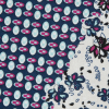 Italian Fuchsia Patchwork Printed Batiste - Detail | Mood Fabrics