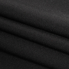 Black Stretch Polyester Suiting - Folded | Mood Fabrics