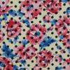 Italian Red and Yellow Polka Dotted Floral Batiste | Mood Fabrics