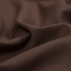 Famous NYC Designer Brown Stretch Wool Double Cloth - Detail | Mood Fabrics