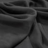 Black Sleek Rayon Suiting - Detail | Mood Fabrics