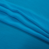 Alice & Olivia Turquoise Blue Crinkled Chiffon - Folded | Mood Fabrics