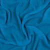 Alice & Olivia Turquoise Blue Crinkled Chiffon | Mood Fabrics
