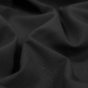 Black Stretch Cotton Crepe - Detail | Mood Fabrics