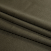 Olive Drab Felted Wool and Cashmere Coating - Folded | Mood Fabrics