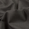 Muted Brown Stretch Wool Suiting - Detail | Mood Fabrics