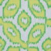 Chartreuse Ikat Printed Linen Woven - Detail | Mood Fabrics