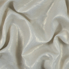 Ivory Lightweight Linen Woven with Metallic Gold Foil | Mood Fabrics