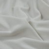 Winter White Stretch Polyester Crepe - Detail | Mood Fabrics