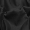 Helmut Lang Black Coated Cotton Twill - Detail | Mood Fabrics