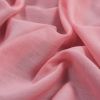 Theory Candy Pink Silk and Cotton Voile - Detail | Mood Fabrics
