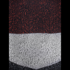 Helmut Lang Red, Black and White Crinkled Chiffon Panel - Full | Mood Fabrics
