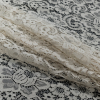 Sea NY Antique White Floral Corded Lace - Folded | Mood Fabrics