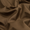 Theory Bunker Brown Stretch Cotton Woven - Detail | Mood Fabrics