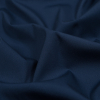 Theory Crisp Navy Fine Stretch Cotton Shirting - Detail | Mood Fabrics