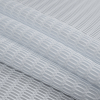 White Novelty Spacer Mesh with Oval Design - Folded | Mood Fabrics