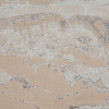 Metallic Silver and Beige Abstract Jacquard - Detail | Mood Fabrics