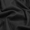 Black Stretch Wool Twill - Detail | Mood Fabrics