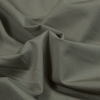 Helmut Lang Dark Khaki Cotton Sateen - Detail | Mood Fabrics