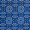 Blue Floral Laser-Cut Scuba Knit Neoprene | Mood Fabrics