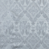 Metallic Silver and White Vestment Jacquard | Mood Fabrics