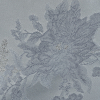 Metallic Silver Floral Jacquard - Detail | Mood Fabrics