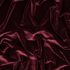 Maroon Stretch Polyester Velour | Mood Fabrics