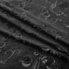 Black Floral Embossed Velour - Folded | Mood Fabrics