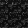 Black Floral Embossed Velour | Mood Fabrics