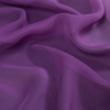 Nile Green and Bright Purple Ombre Silk Chiffon - Detail | Mood Fabrics