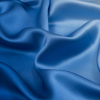 Whisper White and Mazarine Blue Ombre Silk Charmeuse - Detail | Mood Fabrics