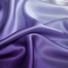 Majesty Purple and Magenta Haze Ombre Silk Charmeuse - Detail | Mood Fabrics