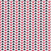 Red Geometric Stretch Cotton Sateen | Mood Fabrics