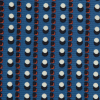 Famous NYC Designer Blue Geometric Silk Crepe de Chine - Detail | Mood Fabrics