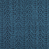 Oceanic Blue Abstract Chevron Printed Crinkled Silk Charmeuse | Mood Fabrics