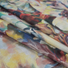 Multi-Color Floral Organic Cotton Voile Panel - Folded | Mood Fabrics