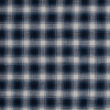 Navy and Beige Plaid Japanese Cotton Voile | Mood Fabrics