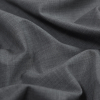 Light Heathered Gray Stretch Wool Suiting - Detail | Mood Fabrics
