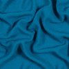 Aqua Puckered Polyester Crepe | Mood Fabrics