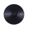 Black Plastic Shank-Back Button - 44L/28mm - Detail | Mood Fabrics