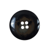 Dark Brown 4-Hole Plastic Button - 40L/25mm - Detail | Mood Fabrics