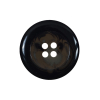 Dark Brown 4-Hole Plastic Button - 40L/25mm | Mood Fabrics