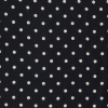 Black and Beige Polka-Dotted Silk Twill | Mood Fabrics
