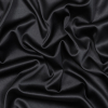 Black Stretch Silk Crepe Back Satin | Mood Fabrics