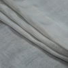 Silver and Pale Gray Silk Double Cloth Encasing Metallic Threads - Folded | Mood Fabrics
