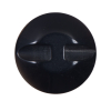 Black and Purple Plastic Self Shank Button - 44L/27mm - Detail | Mood Fabrics