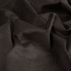 Dark Brown Stretch Cotton Velveteen - Detail | Mood Fabrics