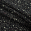 Black and Green Chunky Wool Sweater Knit - Folded | Mood Fabrics